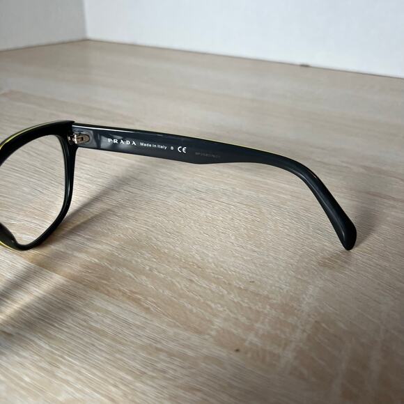 Prada VPR27S UR0-1O1 Eyeglasses Cat Eye Polished Gray Frames 53-17-140 - Picture 7 of 13